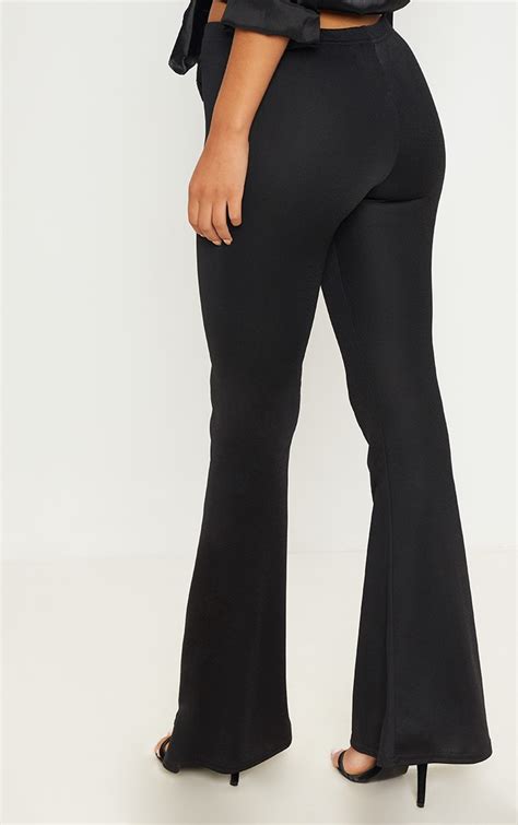 flare school pants|black flared pants for girls.